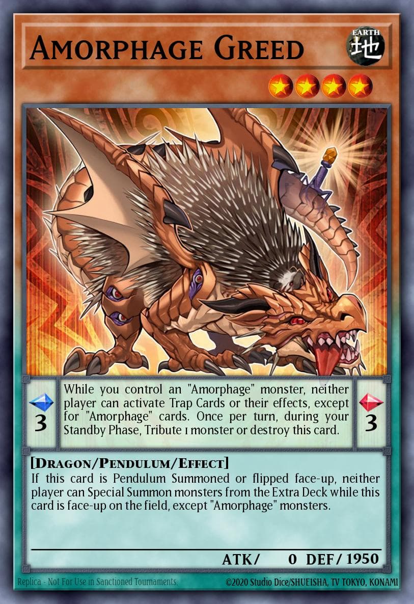 Amorphage Greed Shining Victories: Special Edition card