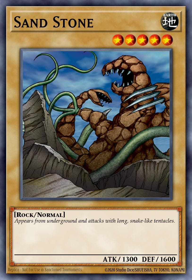 Sand Stone Magic Ruler card