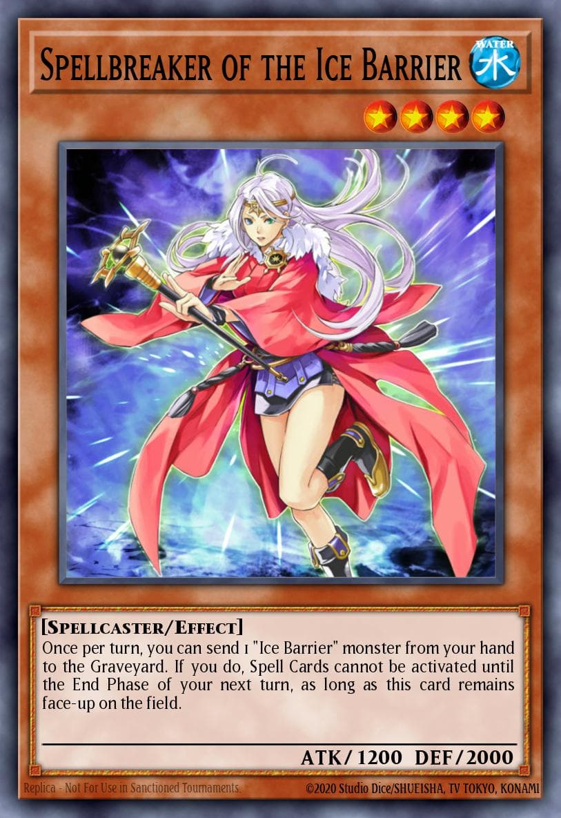 Spellbreaker of the Ice Barrier Structure Deck: Freezing Chains card