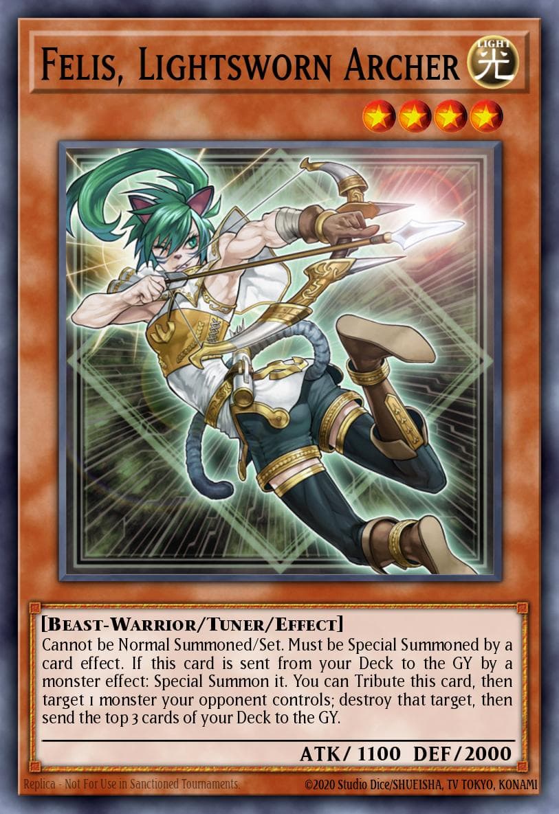 Felis, Lightsworn Archer Battles of Legend: Chapter 1 card