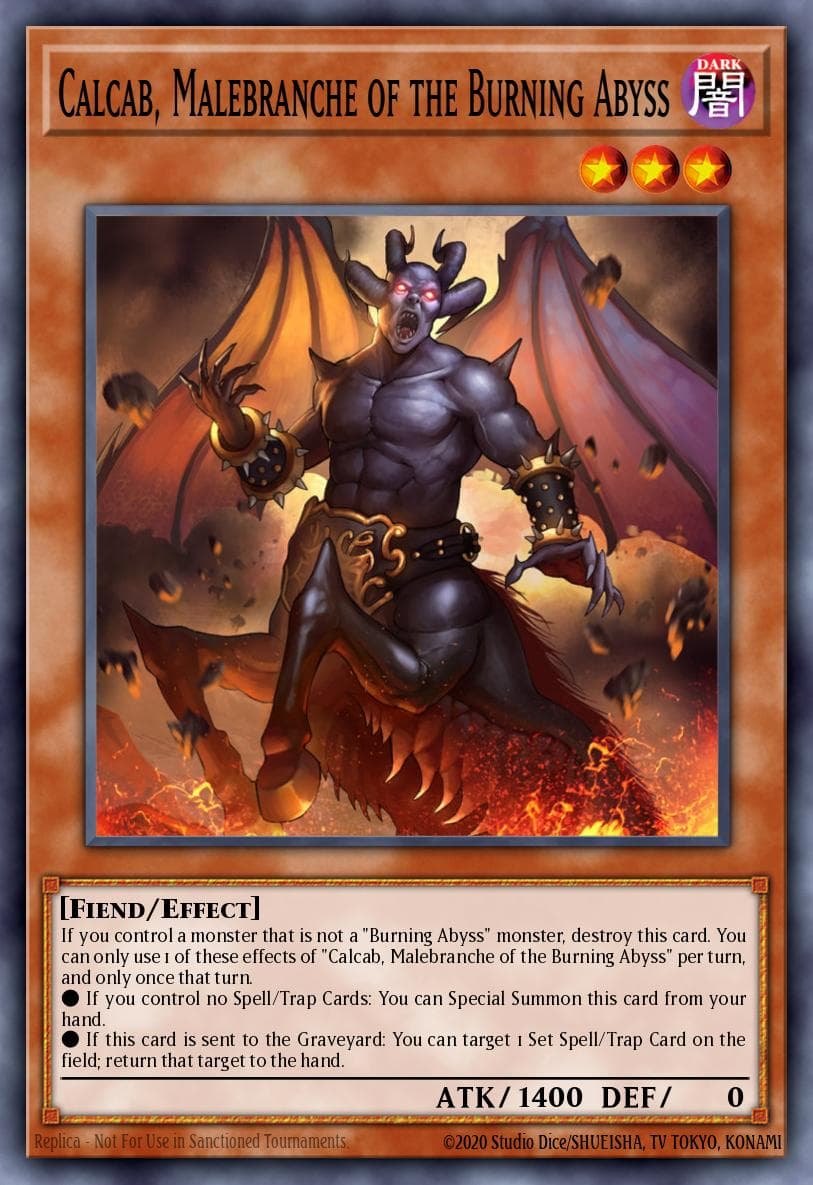 Calcab, Malebranche of the Burning Abyss The New Challengers: Super Edition card