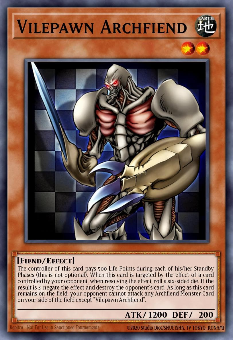 Vilepawn Archfiend Dark Revelation Volume 1 card