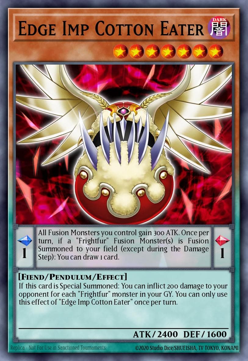 Edge Imp Cotton Eater 2019 Gold Sarcophagus Tin Mega Pack card