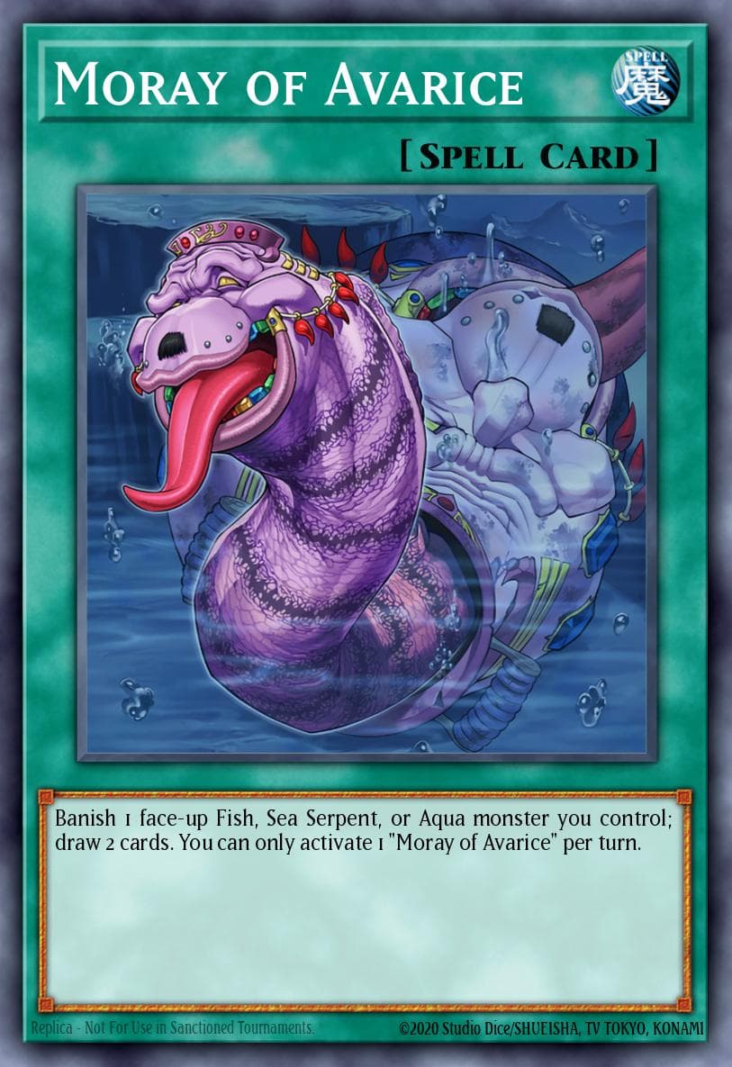 Moray of Avarice Power of the Elements card