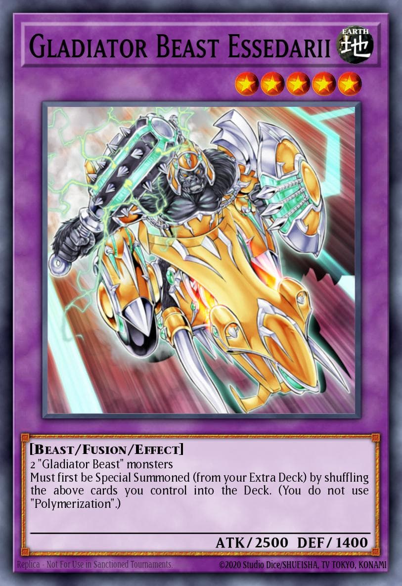 Gladiator Beast Essedarii Extreme Victory Sneak Peek Participation Card card