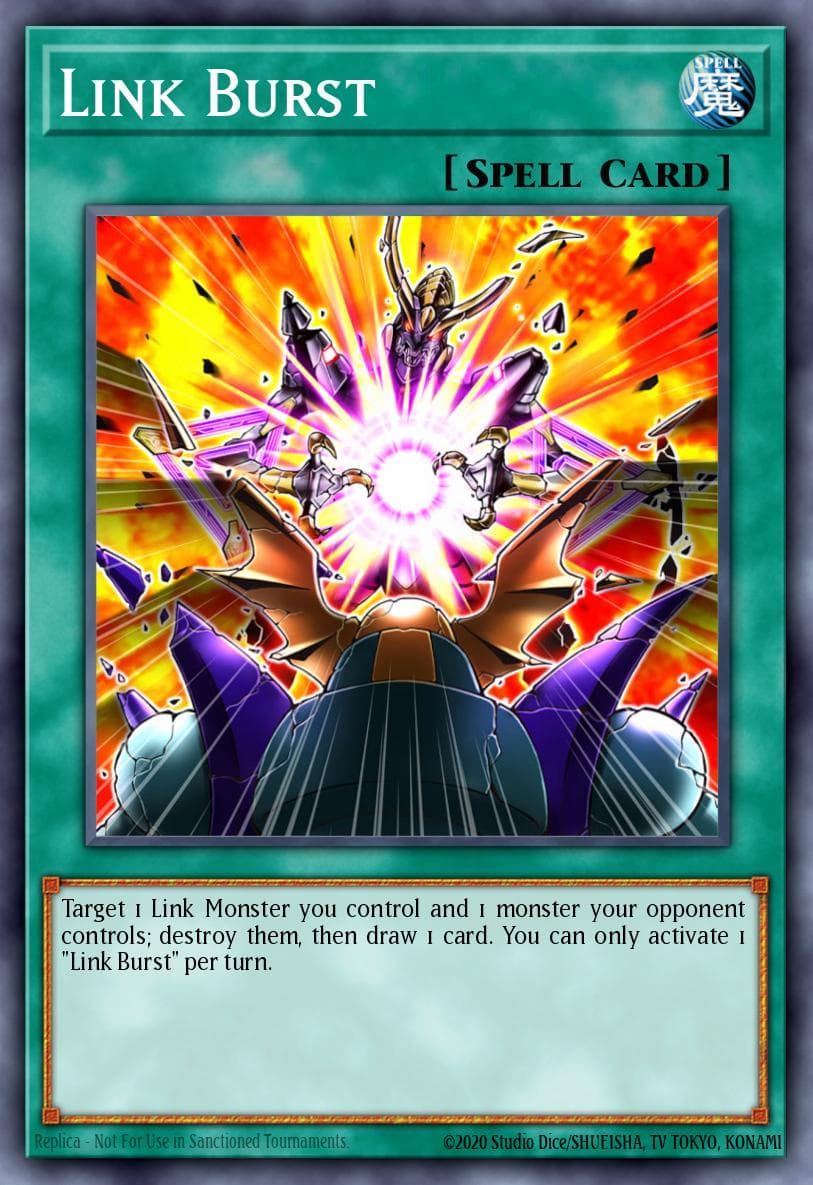 Link Burst Eternity Code Premiere! promotional card card