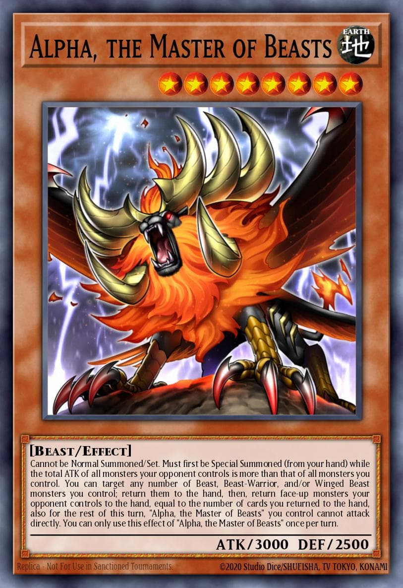 Alpha, the Master of Beasts Structure Deck: Fire Kings card