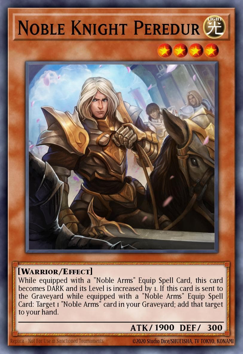 Noble Knight Peredur Noble Knights of the Round Table Power-Up Pack card