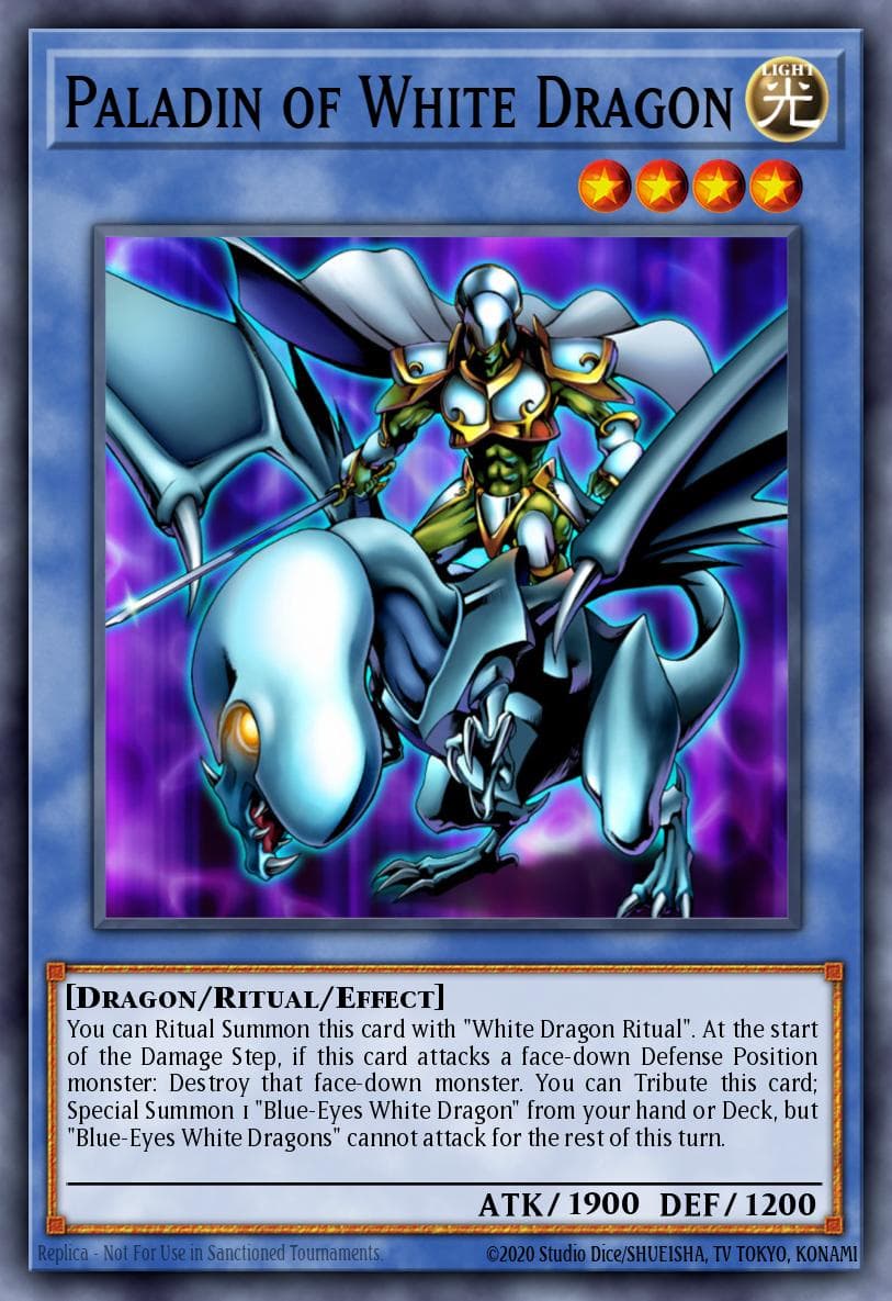Paladin of White Dragon Speed Duel: Battle City Box card