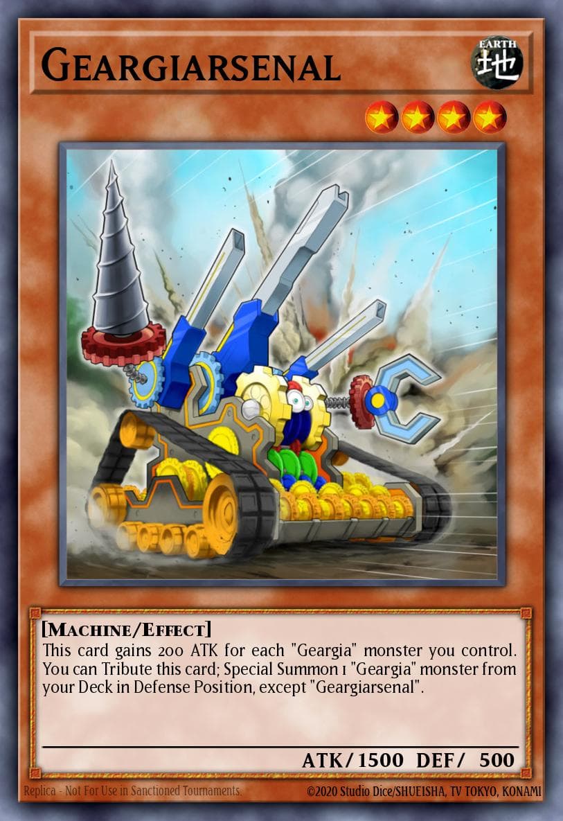 Geargiarsenal Geargia Rampage Structure Deck card
