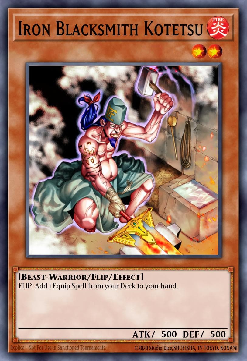 Iron Blacksmith Kotetsu Duelist League 3 participation cards card