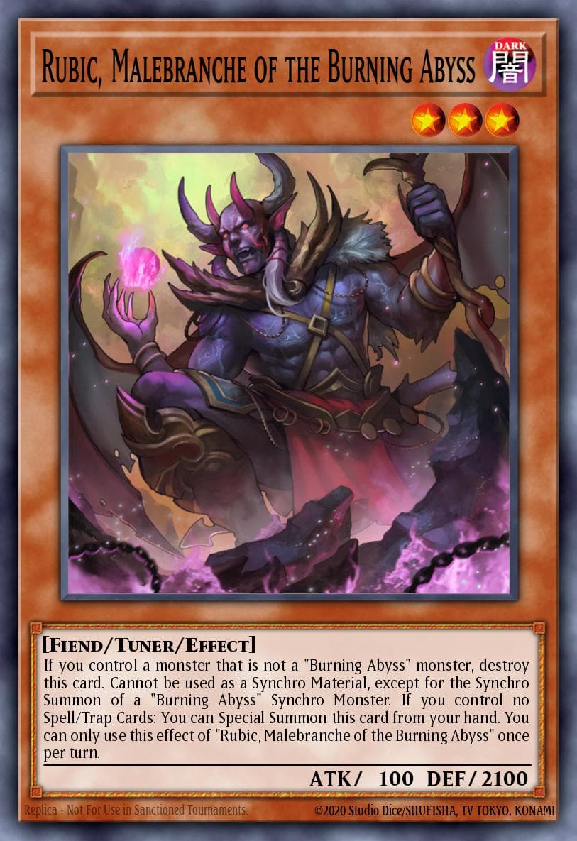 Rubic, Malebranche of the Burning Abyss The New Challengers: Super Edition card