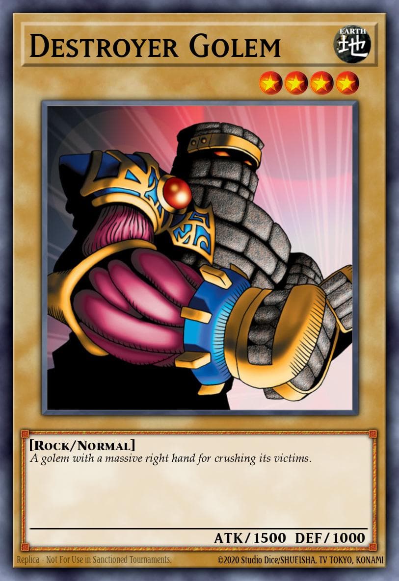 Destroyer Golem Metal Raiders card