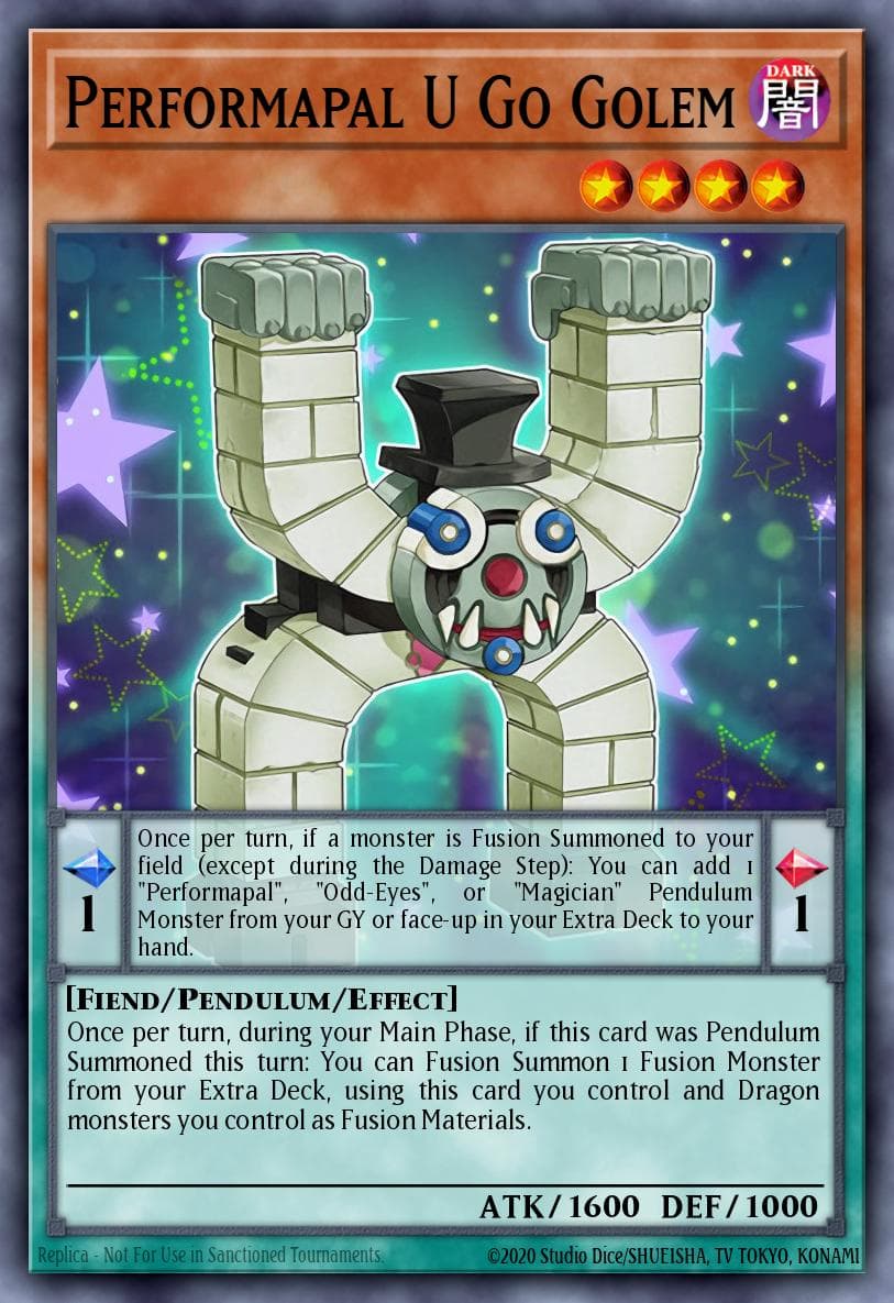 Performapal U Go Golem Maximum Crisis: Special Edition card
