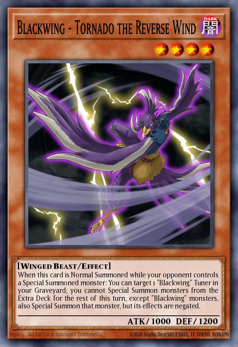 Blackwing - Tornado the Reverse Wind OTS Tournament Pack 20 card