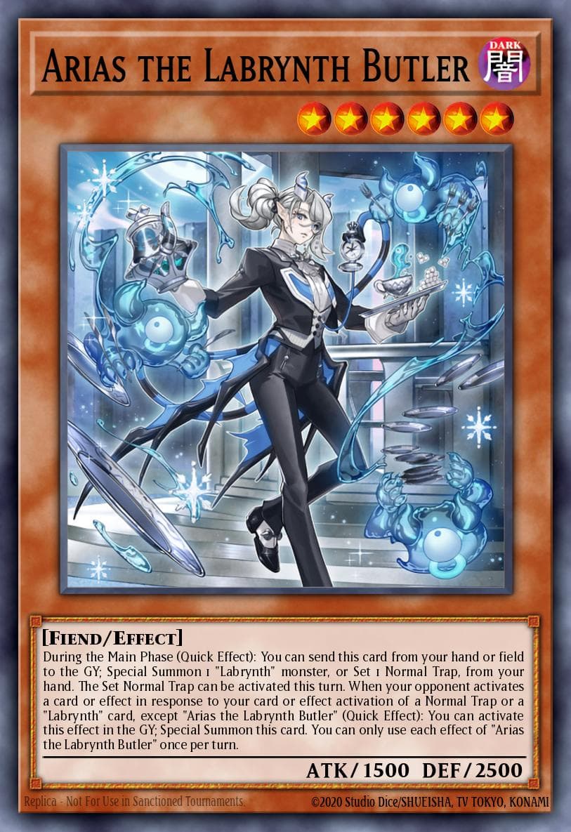 Arias the Labrynth Butler Rarity Collection 5 card