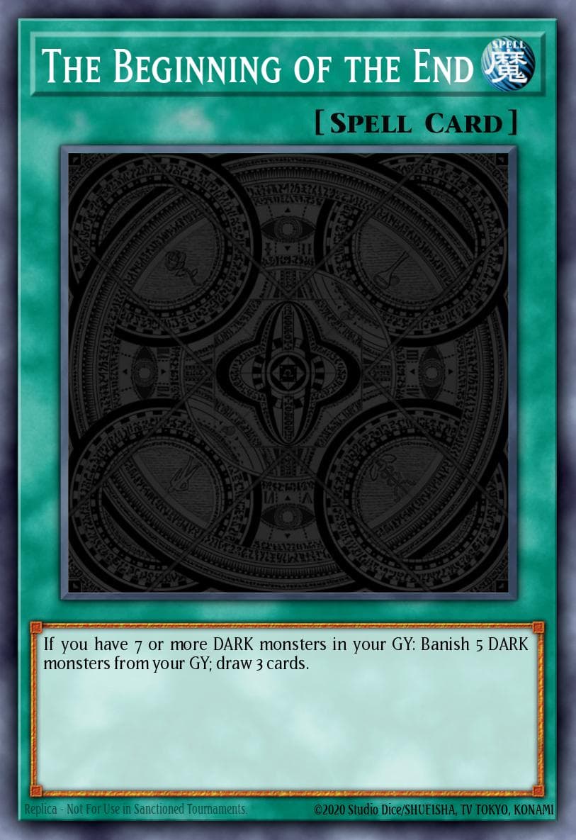 The Beginning of the End Phantom Darkness: Special Edition card