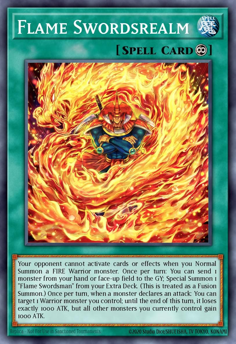 Flame Swordsrealm Maze of Millennia card