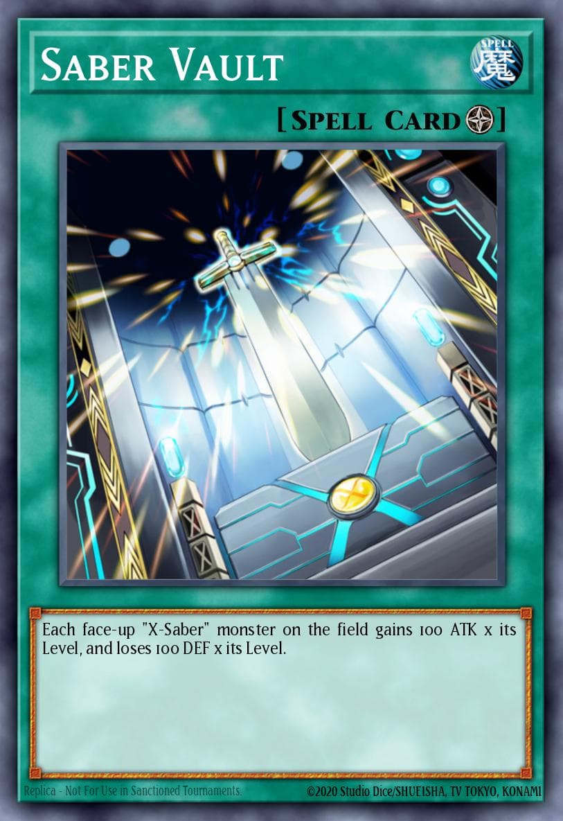 Saber Vault The Shining Darkness Sneak Peek Participation Card card