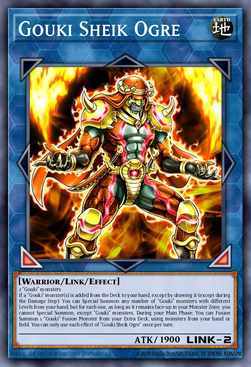 Gouki Sheik Ogre Doom of Dimensions card
