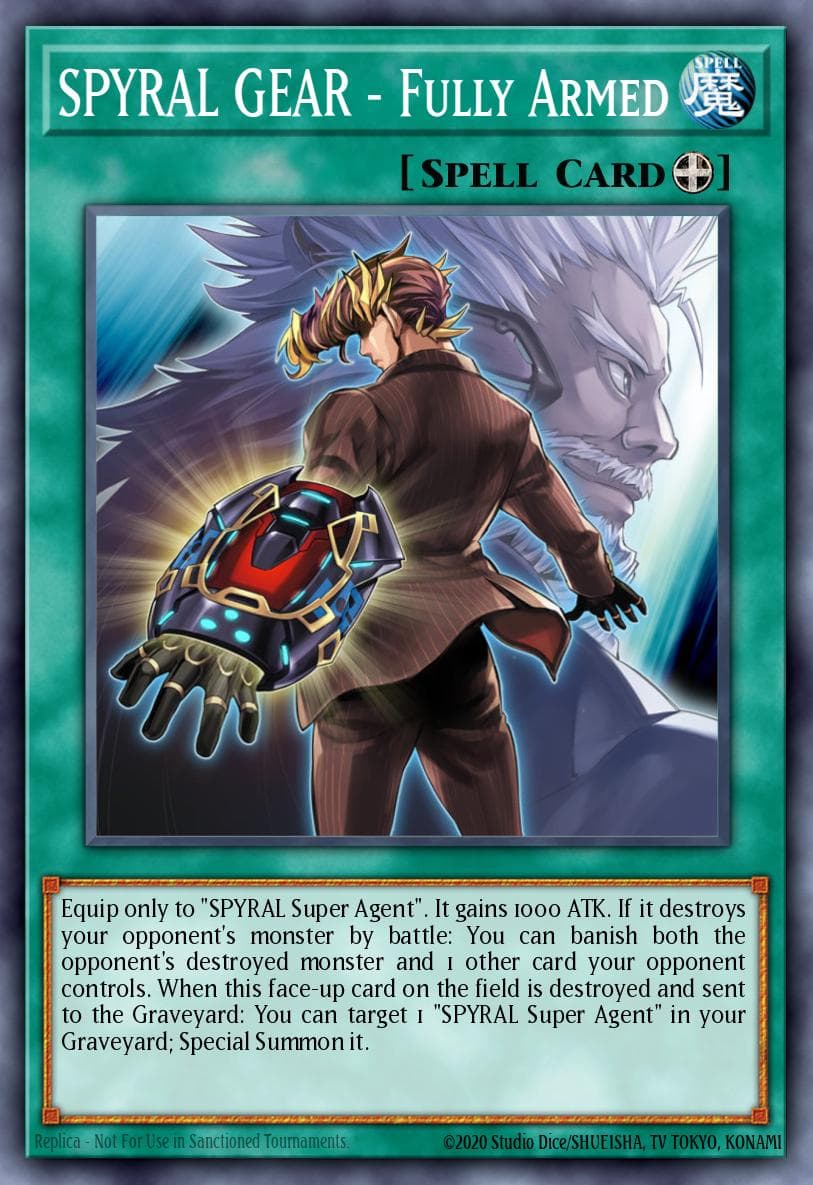 秘旋谍装备－特级臂甲 遊戲王 card