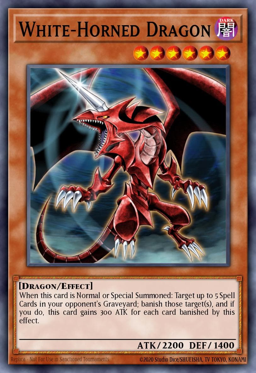 White-Horned Dragon McDonald's Promotional Cards 2 card
