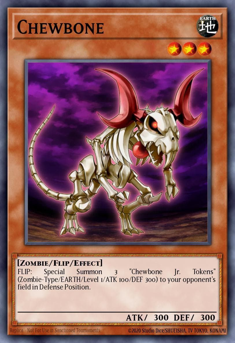 Chewbone Dinosmasher's Fury Structure Deck card