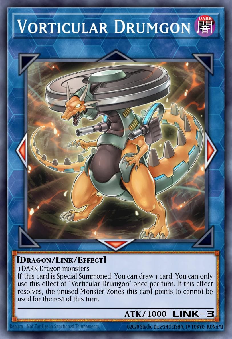 Vorticular Drumgon 2019 Gold Sarcophagus Tin Mega Pack card