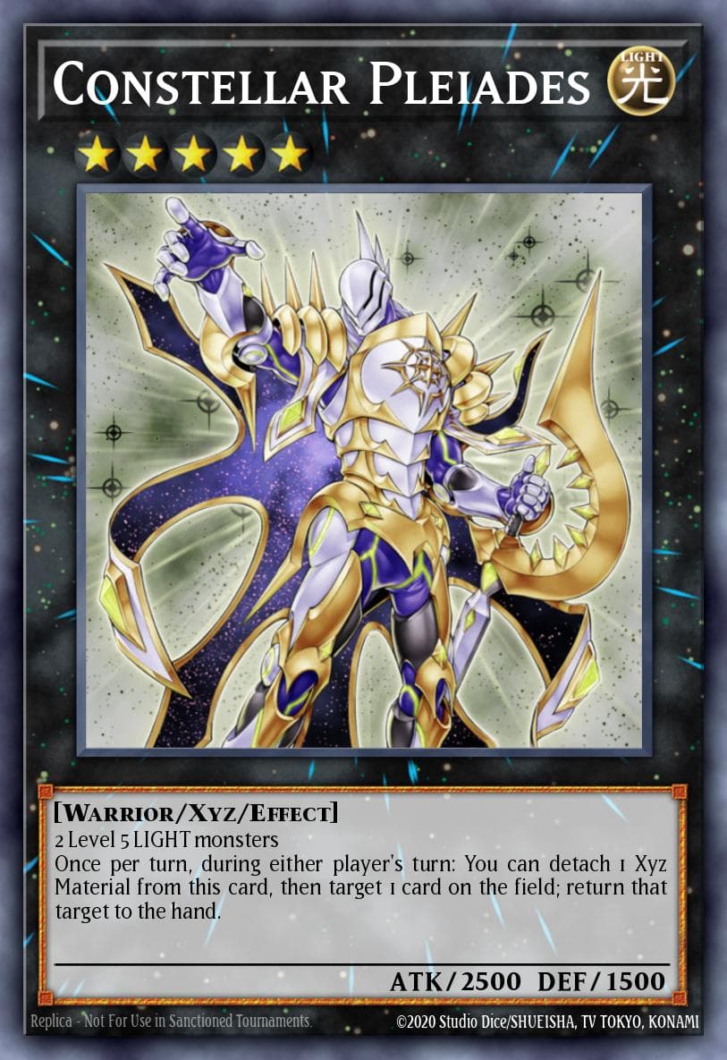 Constellar Pleiades Star Pack ARC-V card