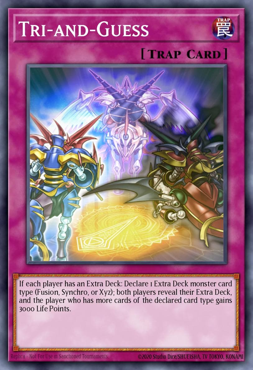 Tri-and-Guess 游戏王 card