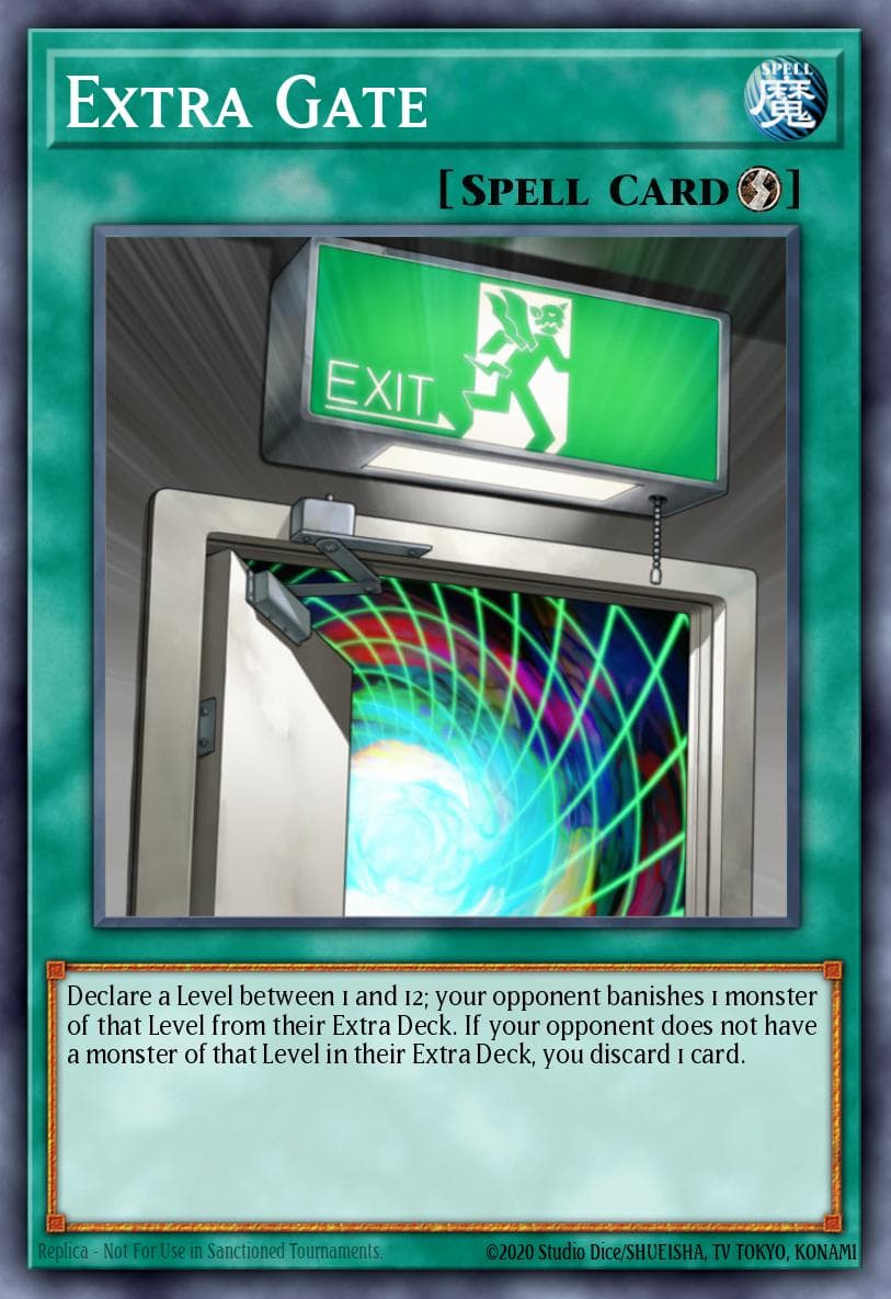 Extra Gate 游戏王 card