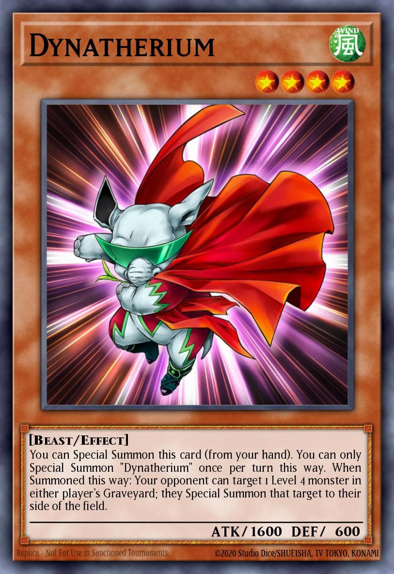 Dynatherium Premium Gold card