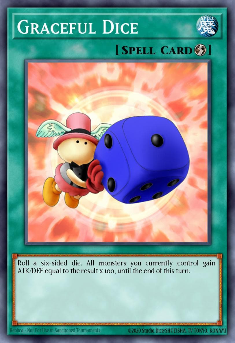 Graceful Dice Yu-Gi-Oh! The Sacred Cards promotional cards card