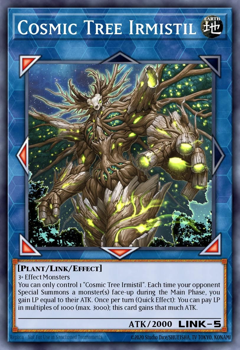 Cosmic Tree Irmistil The Infinite Forbidden card