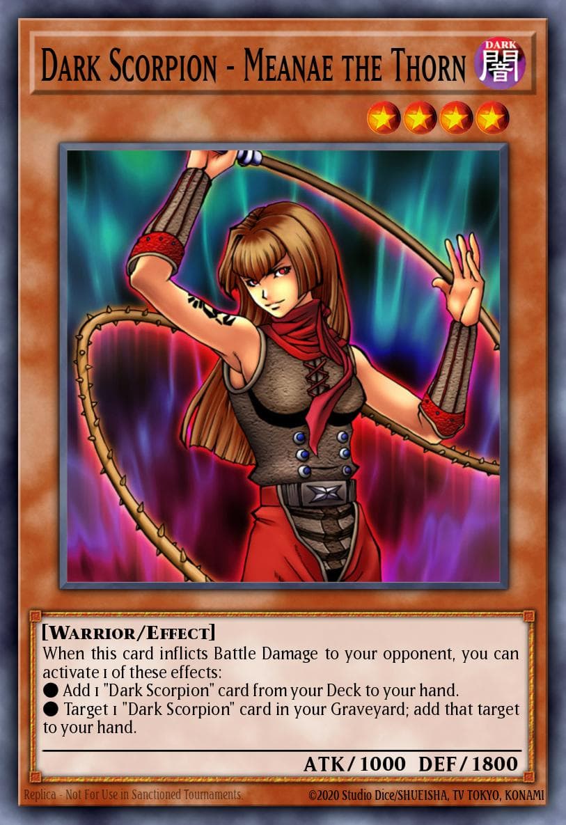 Dark Scorpion - Meanae the Thorn Speed Duel: Battle City Box card