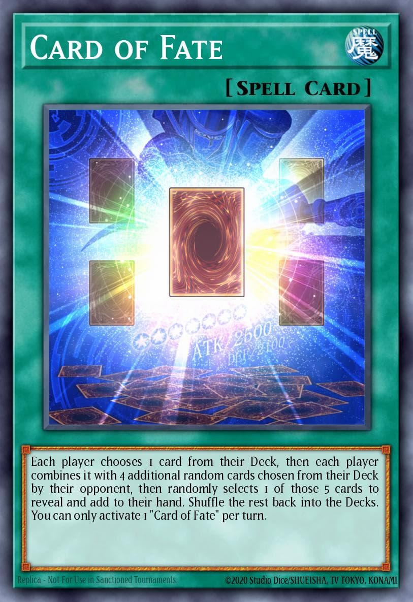 Card of Fate Duel Overload card