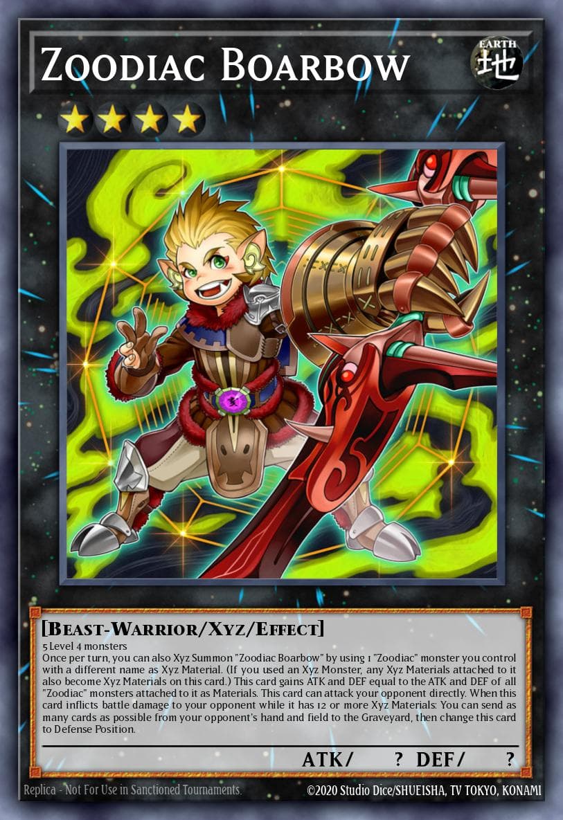 十二兽 亥弓 遊戲王 card