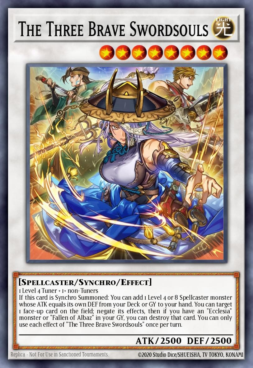 三英的相剑师 游戏王 card