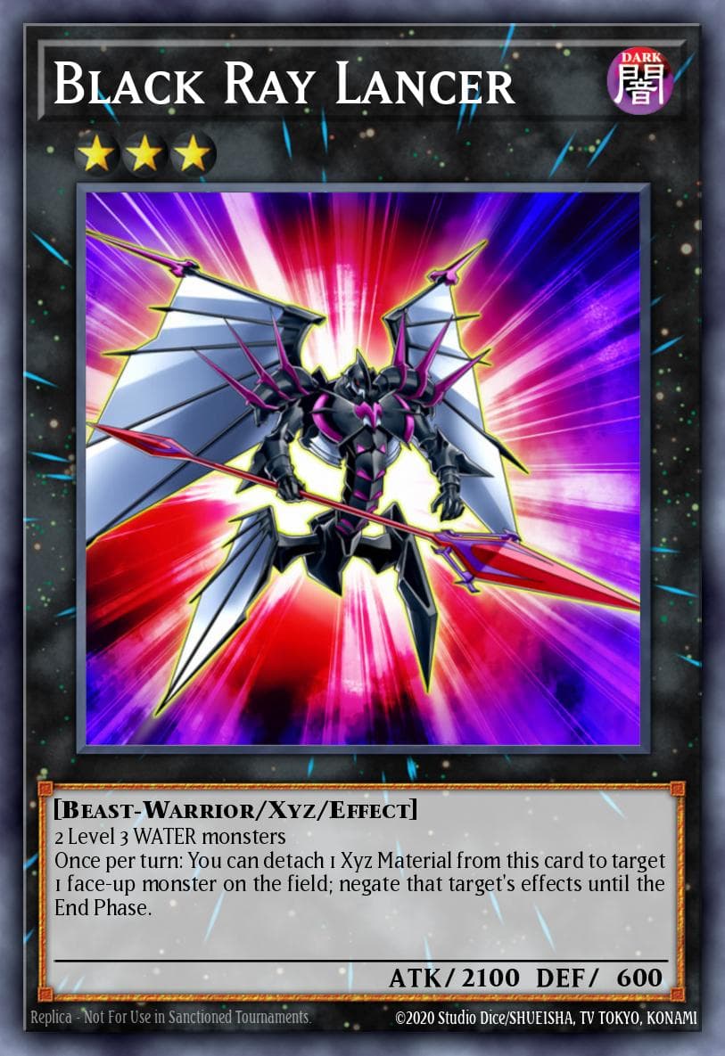 Black Ray Lancer 游戏王 card