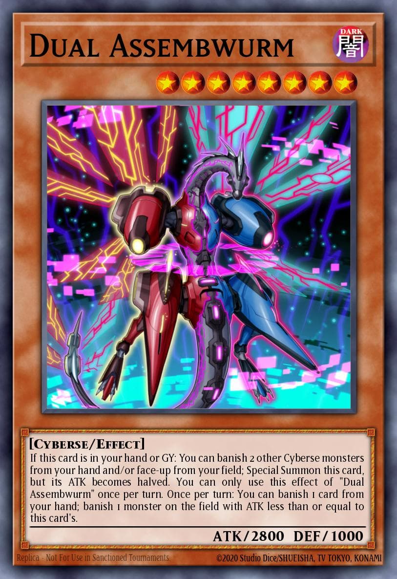 Dual Assembwurm Structure Deck: Cyberse Link card