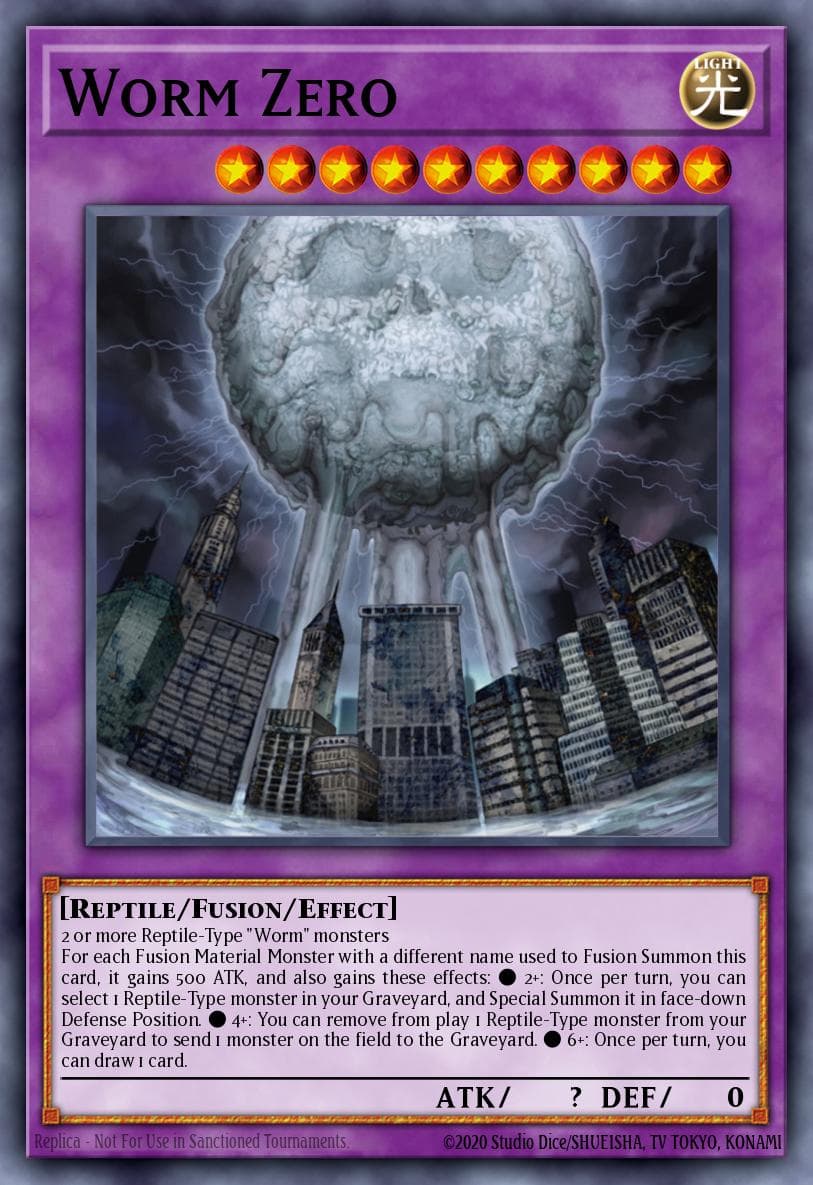 Worm Zero 遊戲王 card