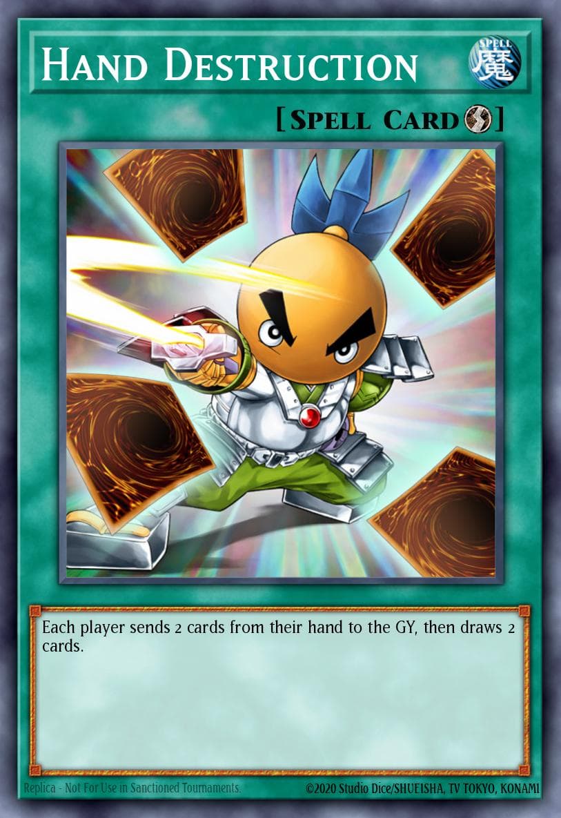 Hand Destruction Rise of the True Dragons Structure Deck card