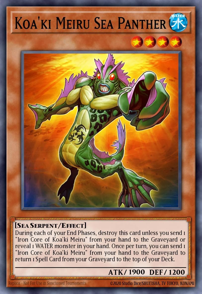 Koa'ki Meiru Sea Panther Stardust Overdrive: Special Edition card