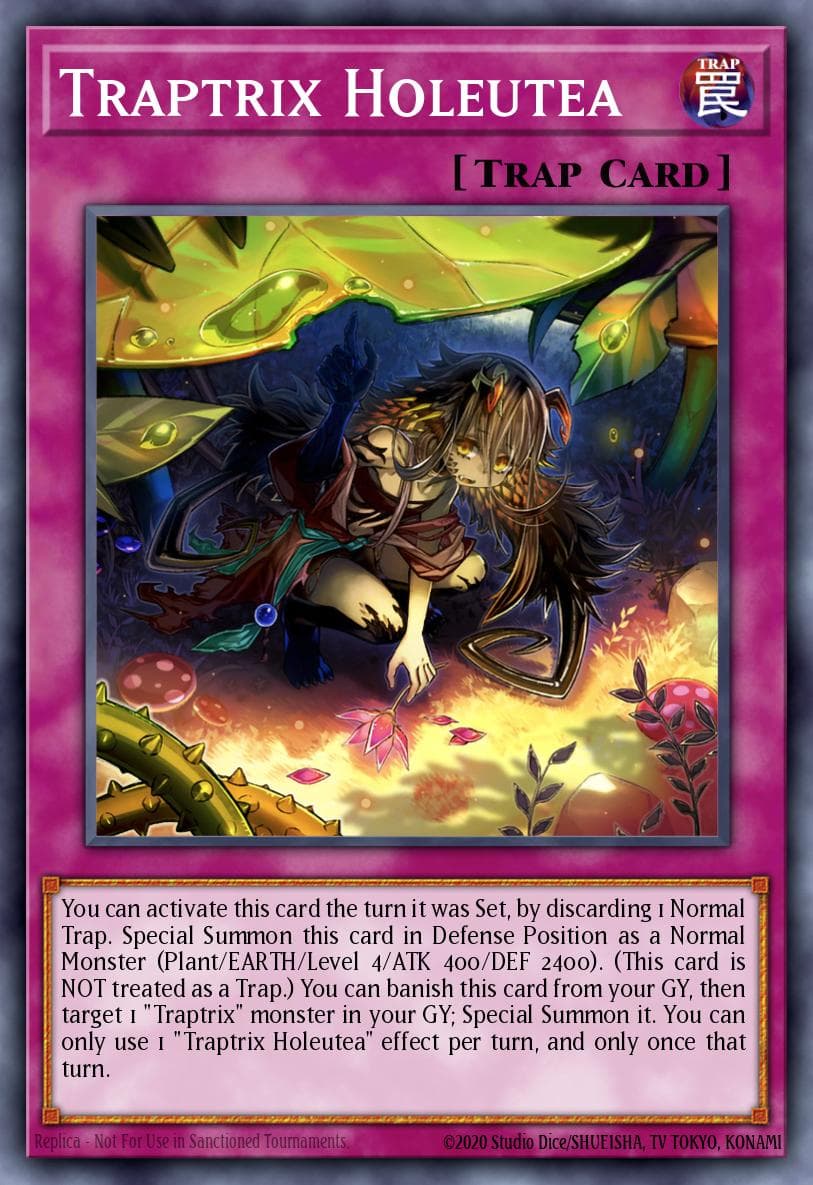 Traptrix Holeutea Structure Deck: Beware of Traptrix card
