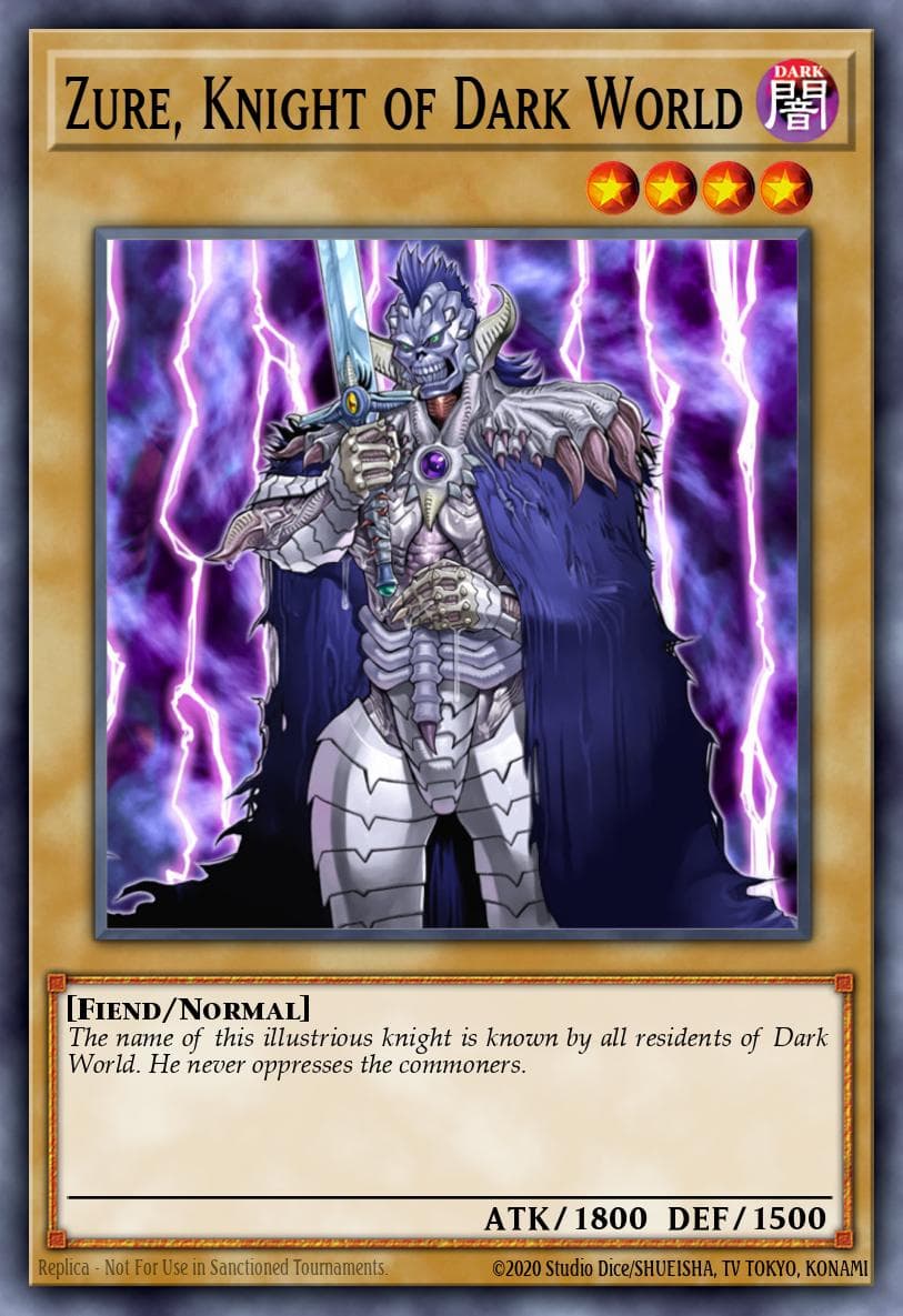 Zure, Knight of Dark World Dark Revelation Volume 4 card
