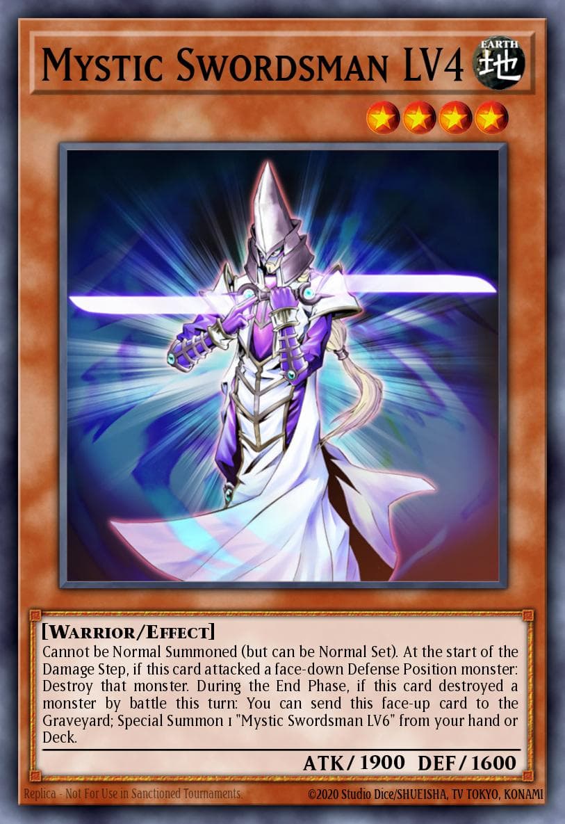 Mystic Swordsman LV4 Dark Revelation Volume 3 card