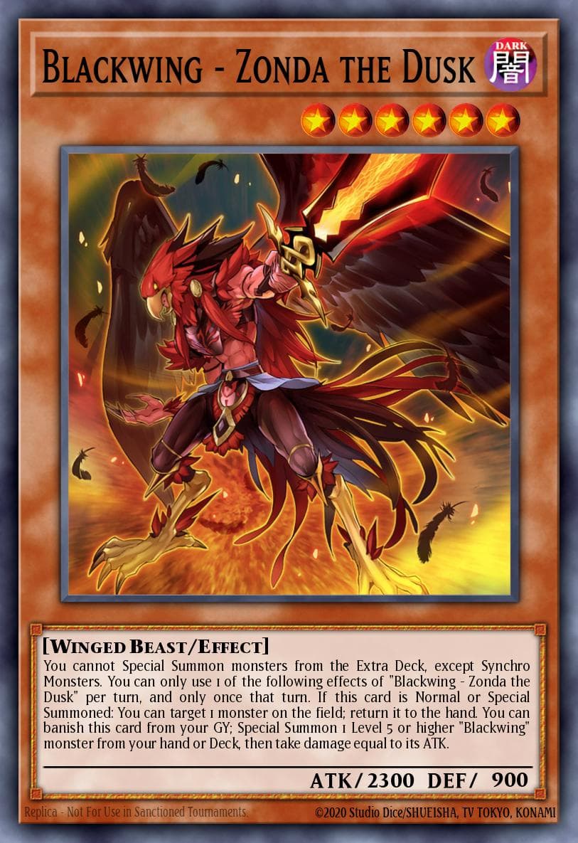 Blackwing - Zonda the Dusk 25th Anniversary Tin: Dueling Heroes Mega Pack card