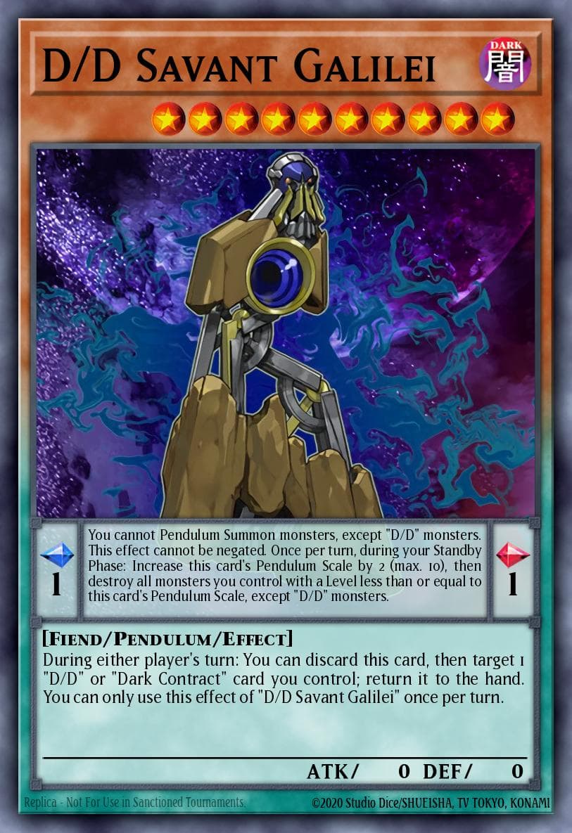 D/D Savant Galilei Dimension of Chaos: Special Edition card