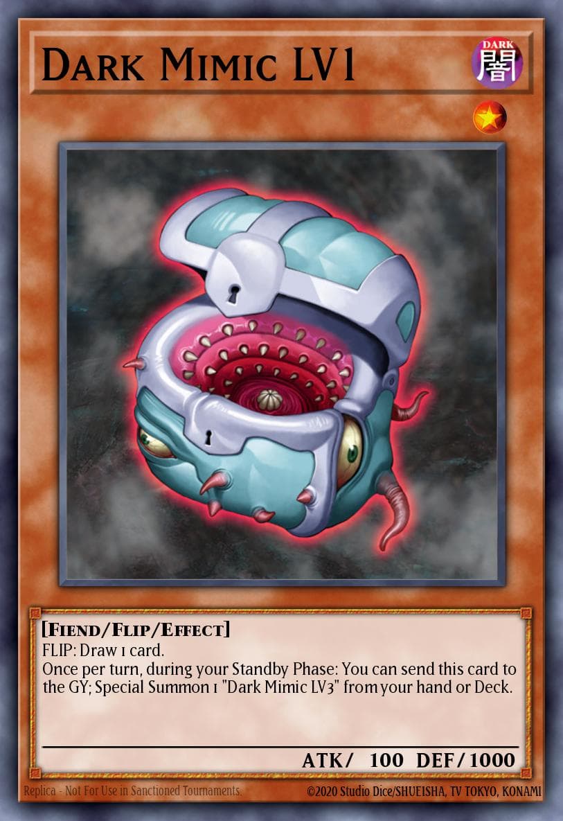 Dark Mimic LV1 Dark Revelation Volume 3 card