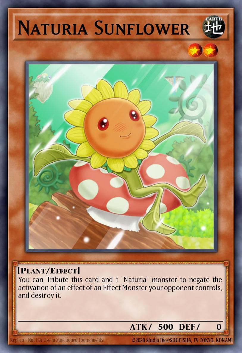 Naturia Sunflower Hidden Arsenal 3 card